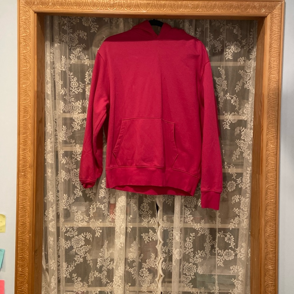 Hot pink hoodie